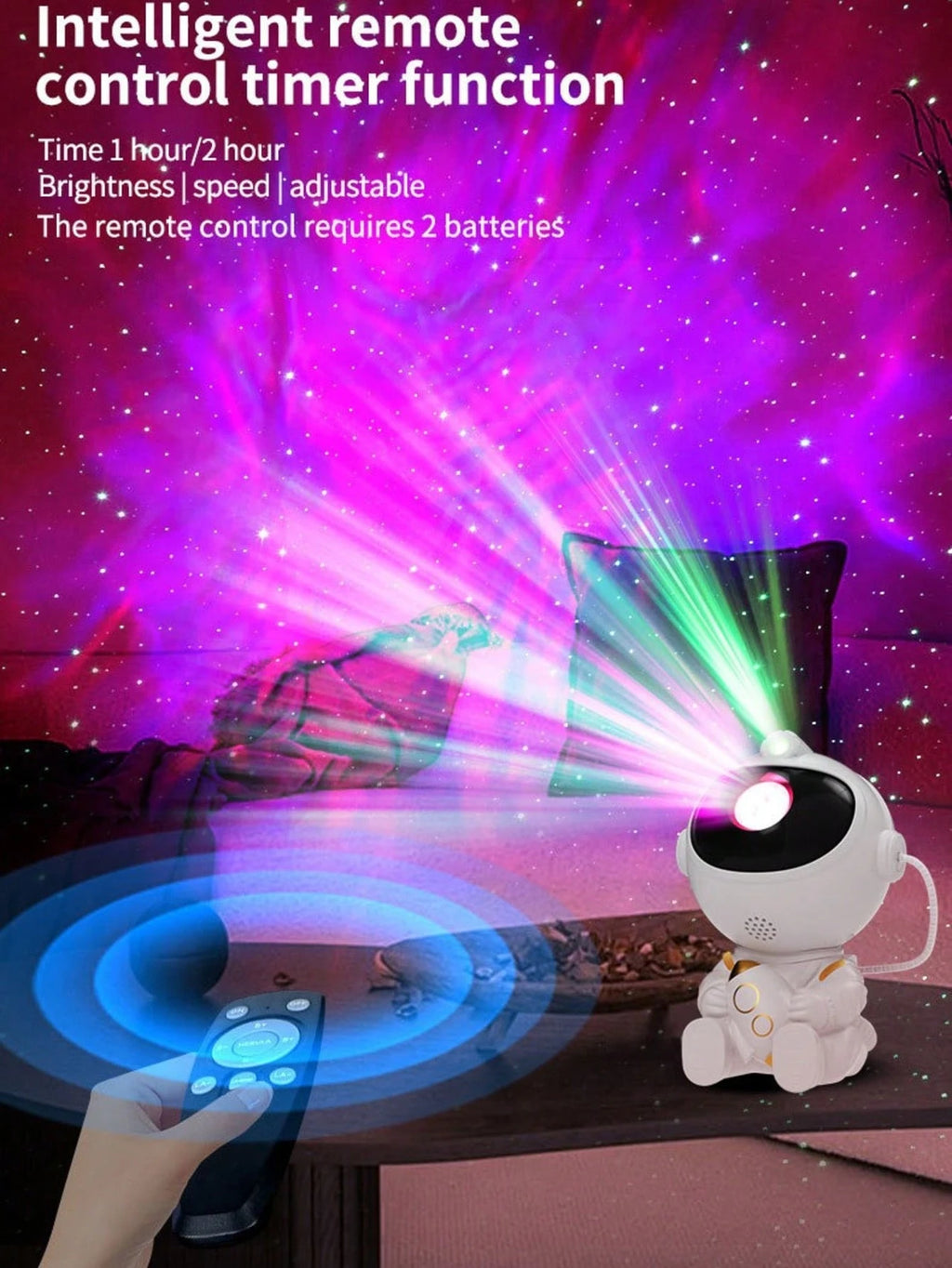Cosmic Nebula Astronaut Projection Lamp