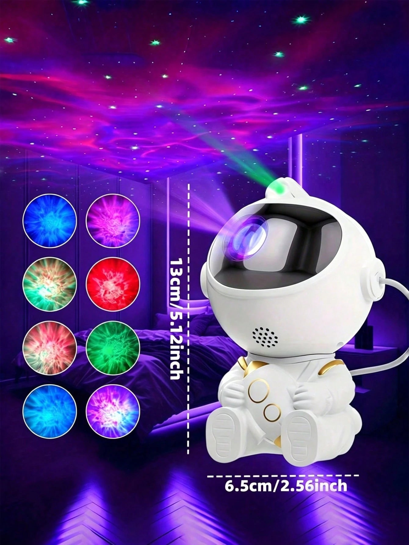 Cosmic Nebula Astronaut Projection Lamp